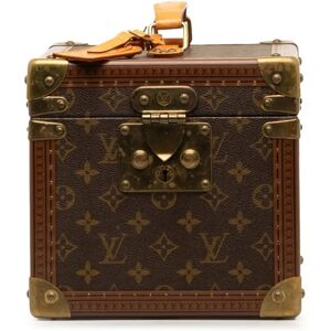 LOUIS VUITTON Monogram Boite Flacon Handbag Vanity Cosmetic Case Makeup Box M21828 Brown PVC Leather Women's