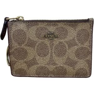 COACH Signature Pass Case with Key Ring 67162 Brand Accessories Ladies