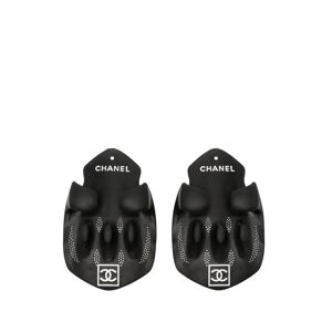 Chanel Limited Edition Swimming Peddlers, Charcoal Black/ Off-whiteThis item has been used and may have some minor flaws. Before purchasing, please refer to the images for the exact condition of the item.
