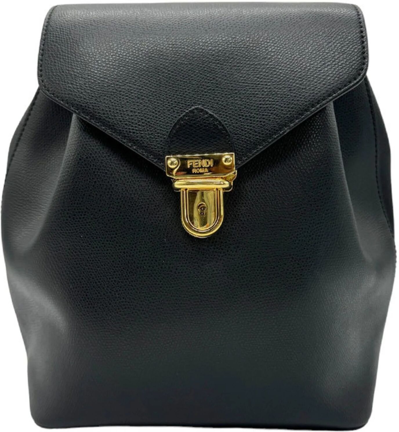 Fendi Backpack F Is Leather Black Women's 8BZ043 A18B z0589