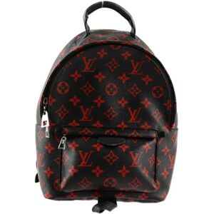 LOUIS VUITTON Palm Springs PM Backpack Rucksack/Daypack M41458 Monogram Canvas Anfleur Rouge Black x Red