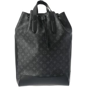 LOUIS VUITTON Monogram Eclipse Explorer Black/Grey M40527 Men's Canvas Backpack/Daypack