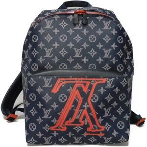 LOUIS VUITTON Backpack Apollo LV Flower Navy Pink Monogram Ink Upside Down M43676 Men's Bag