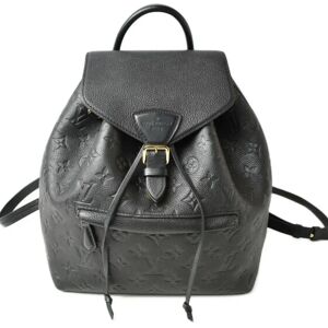 LOUIS VUITTON Backpack/Rucksack  Monogram Empreinte Montsouris PM Black M45205