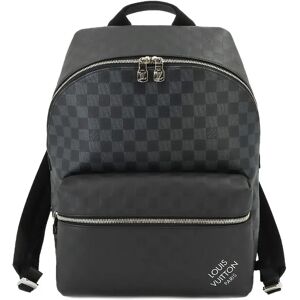 LOUIS VUITTON Damier Squared Discovery Backpack PM Rucksack Black Grey M40436 RFID