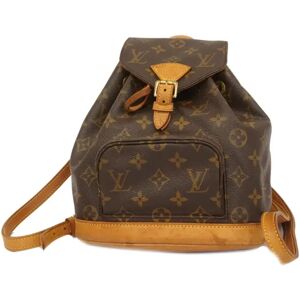 LOUIS VUITTON Backpack Monogram Montsouris M51137 Brown Women's