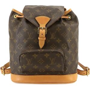 LOUIS VUITTON Monogram Montsouris MM Backpack Rucksack Brown M51136