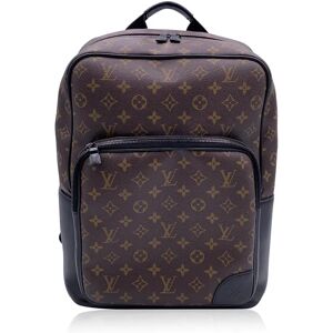 LOUIS VUITTON Monogram Macassar Canvas Dean Backpack Bag M45335