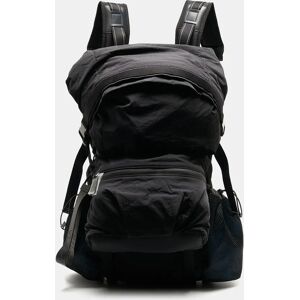 Bottega Veneta Black/Blue Nylon Paper Touch Backpack