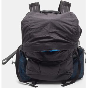 Bottega Veneta Black/Blue Nylon Paper Touch Backpack