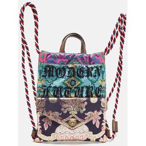 Gucci Multicolor Brocade Fabric Modern Future Drawstring Backpack