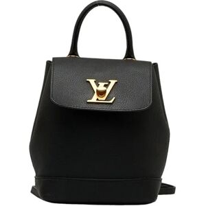 LOUIS VUITTON Lock Me Rucksack Backpack M41815 Noir Black Leather Ladies