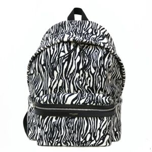 YSL SAINT LAURENT Backpack/Daypack Canvas Women's  Zebra Pattern