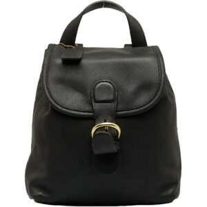 COACH Old Rucksack Backpack 4152 Black Leather Ladies