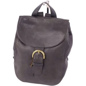 COACHOld  bag rucksack backpack leather ladies dark navy