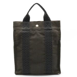 Hermes Yale Line Sack Add PM Rucksack Backpack Shoulder Bag Canvas Gray