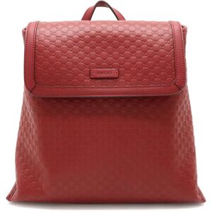 Gucci Micro sima Backpack Rucksack Leather Bordeaux Red 607993