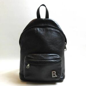 Balenciaga bag B logo backpack black rucksack leather 580026