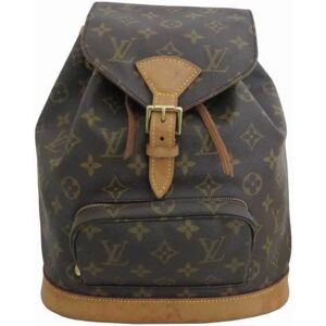 LOUIS VUITTON Rucksack Backpack Monogram Montsuri Brown Canvas M51136