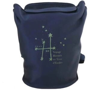 Hermes Rucksack Backpack 1999 Limited Sherpa Star Travel Exhibition Nylon Navy Unisex