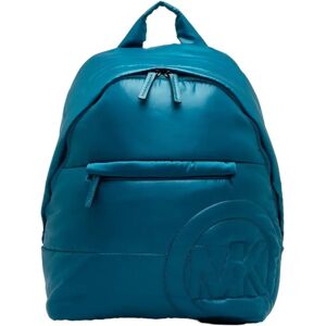 Michael Kors Quilted Backpack Lagoon Blue Nylon Women's