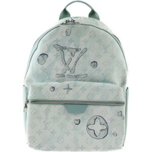 LOUIS VUITTON Discovery Backpack PM Monogram Aqua Garden Rucksack/Daypack M22519 PVC Leather Light Blue Silver Hardware Vuitton