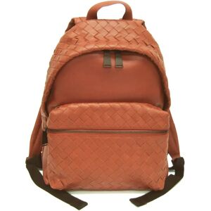 Bottega Veneta Intrecciato 599634 Men,Women Leather Backpack Brown