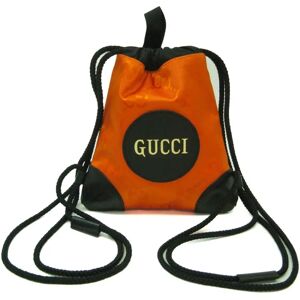 Gucci Off The Grit 643887 Men,Women Nylon Backpack Black,Orange