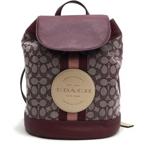 COACH Outline Signature Dempsey Drawstring Backpack