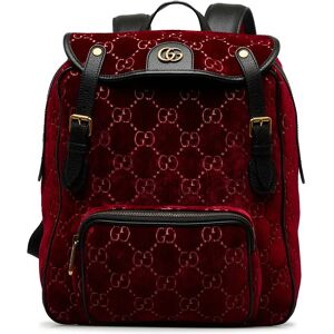 Gucci GG Velvet Double Buckle Backpack