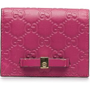 GUCCIssima Bow Bi-Fold Wallet Small Wallets