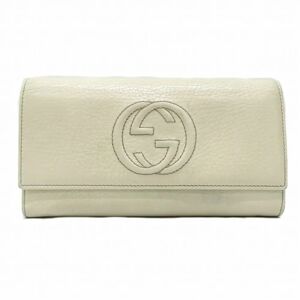 Gucci Soho Interlocking G 282414 Wallet Bifold Long Women's