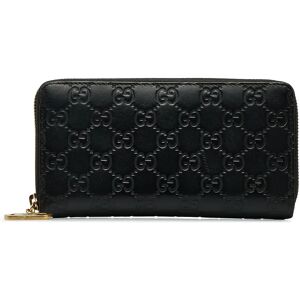 GUCCIssima Leather Zip Around Wallet Long Wallets