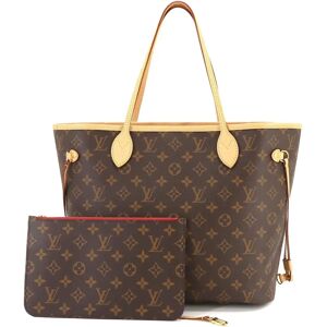 LOUIS VUITTON Monogram Neverfull MM Brown Sleeves M41177 RFID