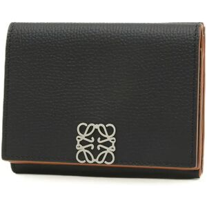 Loewe Anagram Trifold Wallet Calf Black C821TR2X02