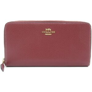 COACH Round long wallet Bordeaux system leather F16612IMWIN