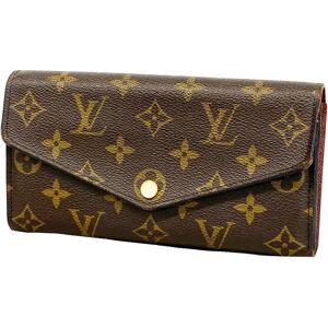 LOUIS VUITTON Long Wallet Monogram Portefeuille Sarah M60531 Brown Men's Women's