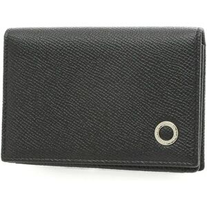 BVLGARIBulgari  Man Card Holder Business Holder/Card Case Leather Black 280297