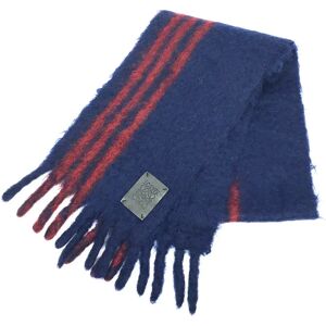 Loewe Scarf Mohair Wool Navy Women's