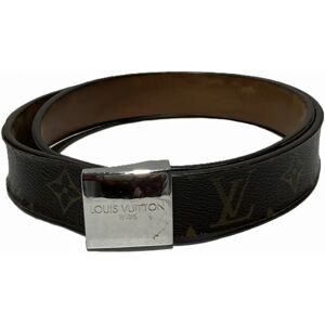 LOUIS VUITTON Monogram Santur Carre M6801W Accessories Belt Men's