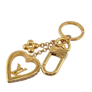 LOUIS VUITTON M10703 My LV Love Keychain Key Ring Gold Women's Z0006129