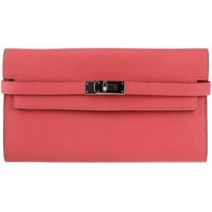 Hermes Kelly Wallet Long 051303CK Chevre Rose Azalea