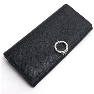 Bulgari Long Wallet Black Ladies