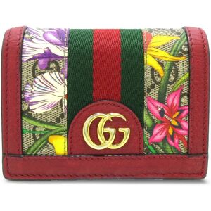 Gucci GG Supreme Flora Ophidia Small Wallet Small Wallets