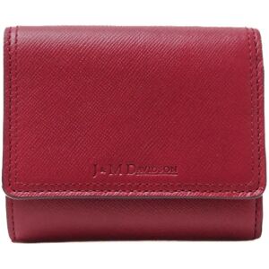 J&M DAVIDSON 10232N Women's Leather Wallet [tri-fold] Burgundy