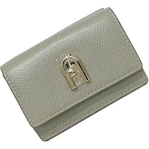 Furla Tri-Fold Wallet Gray Gold PCW5ACO ARE000 Leather  Ladies