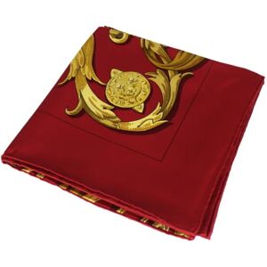 Hermes Carre 90 Scarf Silk Bordeaux Gold LEMORS ALA CONETABLE