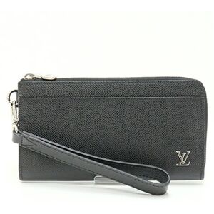 LOUIS VUITTON Zippy Dragonne L-shaped long wallet M69409 black