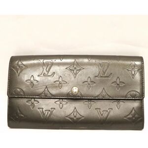 LOUIS VUITTON Monogram Matte Portefeuille Sarah M65142 Long Wallet Ladies