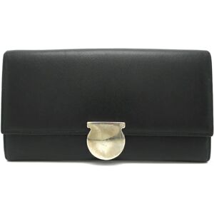 Salvatore Ferragamo Accessory Long Wallet Ladies' Calf Black